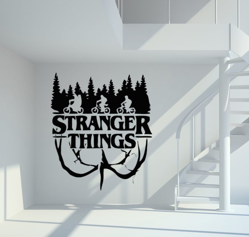 46097 Stranger Things Wandtattoo